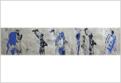 Peinture Monotype par MCBOH peintre plasticien Marie Claude Bohnenblust Lenglart